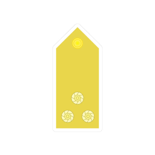 RTN 09 (Thailand) (Military Rank) STICKER Vinyl Kiss-Cut Decal 2 Inch White - The Sticker Space