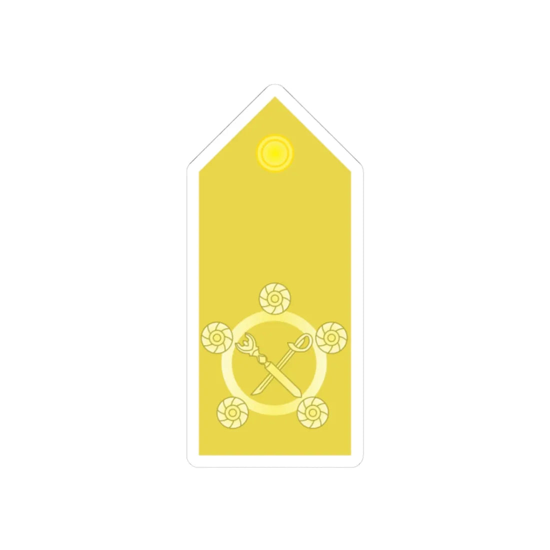 RTN 11 (Thailand) (Military Rank) STICKER Vinyl Kiss-Cut Decal 3 Inch White - The Sticker Space