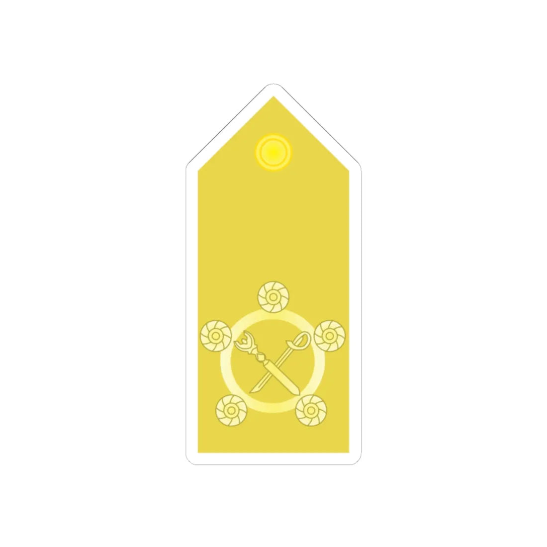 RTN 11 (Thailand) (Military Rank) STICKER Vinyl Kiss-Cut Decal 6 Inch White - The Sticker Space