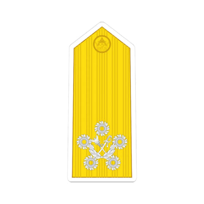 RTN OF 10 Admiral of the Fleet (Thailand) (Military Rank) STICKER Vinyl Kiss-Cut Decal 3 Inch White - The Sticker Space