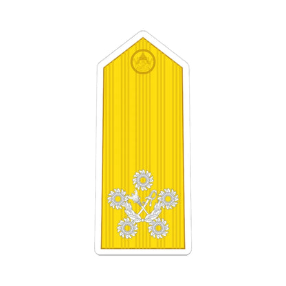 RTN OF 10 Admiral of the Fleet (Thailand) (Military Rank) STICKER Vinyl Kiss-Cut Decal 6 Inch White - The Sticker Space