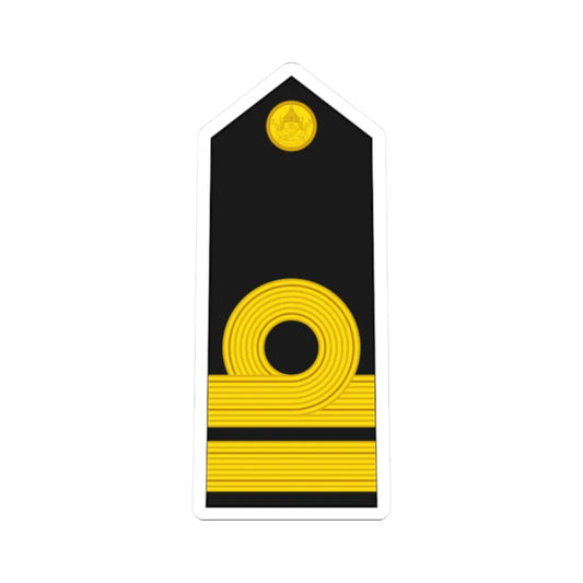 RTN OF 2 Lieutenant (Thailand) (Military Rank) STICKER Vinyl Kiss-Cut Decal 2 Inch White - The Sticker Space