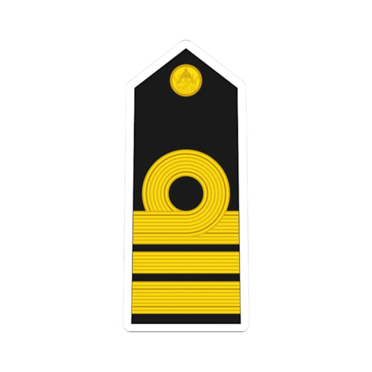 RTN OF 3 Lieutenant Commander (Thailand) (Military Rank) STICKER Vinyl Kiss-Cut Decal 2 Inch White - The Sticker Space
