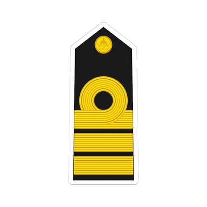 RTN OF 4 Commander (Thailand) (Military Rank) STICKER Vinyl Kiss-Cut Decal 4 Inch White - The Sticker Space