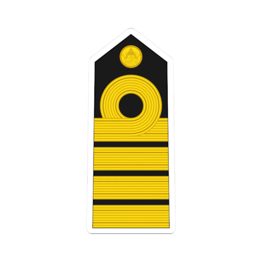 RTN OF 5 Captain (Thailand) (Military Rank) STICKER Vinyl Kiss-Cut Decal 2 Inch White - The Sticker Space