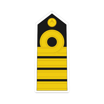 RTN OF 5 Captain (Thailand) (Military Rank) STICKER Vinyl Kiss-Cut Decal 3 Inch White - The Sticker Space