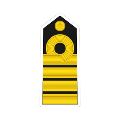 RTN OF 5 Captain (Thailand) (Military Rank) STICKER Vinyl Kiss-Cut Decal 4 Inch White - The Sticker Space