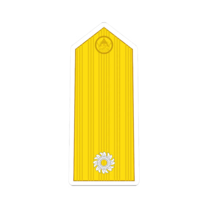 RTN OF 6 Commodore (Thailand) (Military Rank) STICKER Vinyl Kiss-Cut Decal 2 Inch White - The Sticker Space