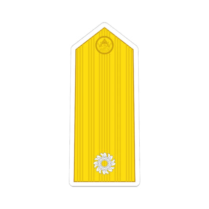 RTN OF 6 Commodore (Thailand) (Military Rank) STICKER Vinyl Kiss-Cut Decal 6 Inch White - The Sticker Space