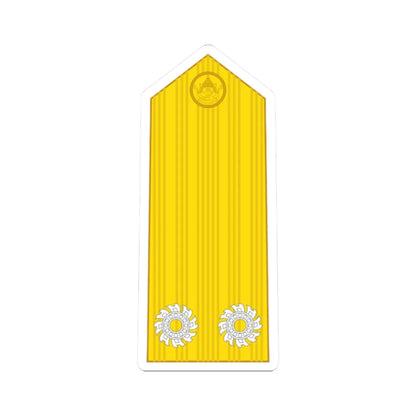 RTN OF 7 Rear Admiral (Thailand) (Military Rank) STICKER Vinyl Kiss-Cut Decal 2 Inch White - The Sticker Space