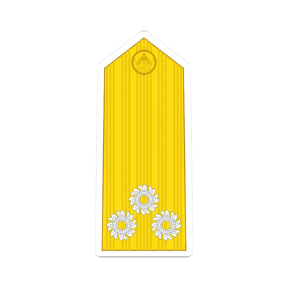 RTN OF 8 Vice Admiral (Thailand) (Military Rank) STICKER Vinyl Kiss-Cut Decal 2 Inch White - The Sticker Space