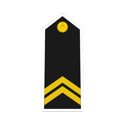 RTN OR 8 Chief Petty Officer 2nd Class (Thailand) (Military Rank) STICKER Vinyl Kiss-Cut Decal 3 Inch White - The Sticker Space