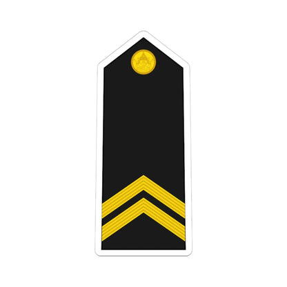 RTN OR 8 Chief Petty Officer 2nd Class (Thailand) (Military Rank) STICKER Vinyl Kiss-Cut Decal 6 Inch White - The Sticker Space