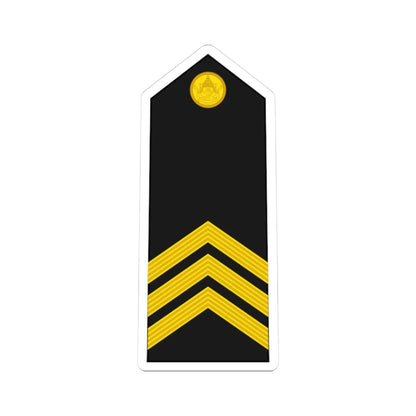 RTN OR 9 Chief Petty Officer 1st Class (Thailand) (Military Rank) STICKER Vinyl Kiss-Cut Decal 3 Inch White - The Sticker Space