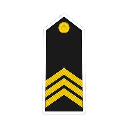 RTN OR 9 Chief Petty Officer 1st Class (Thailand) (Military Rank) STICKER Vinyl Kiss-Cut Decal 6 Inch White - The Sticker Space