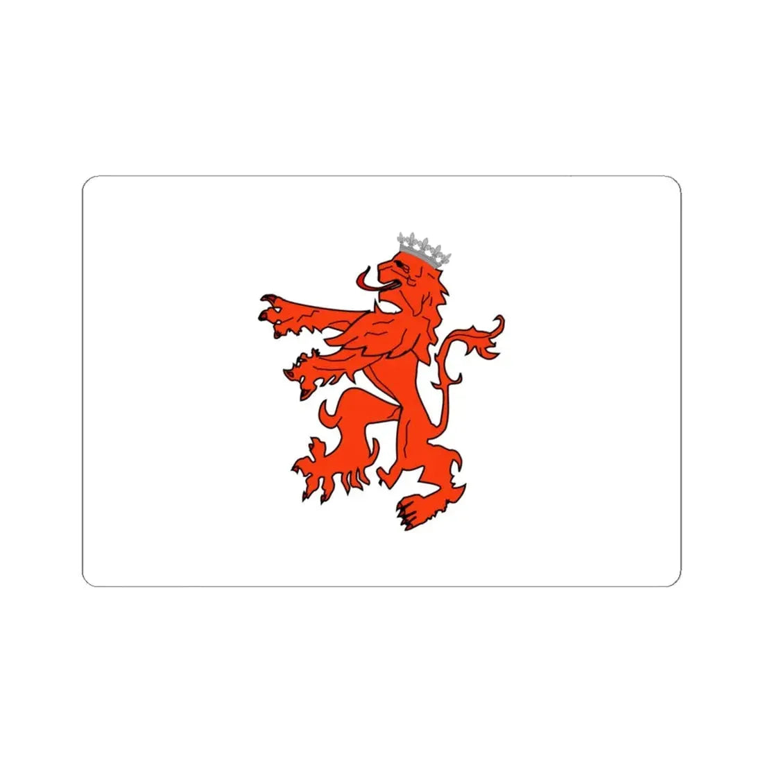 Rubenid Flag (Armenia) STICKER Vinyl Kiss-Cut Decal 6 Inch White - The Sticker Space