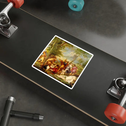 SKU:23218593714586126155 Sticker types:White Shape:Die-Cut Sizes:5" × 5"
