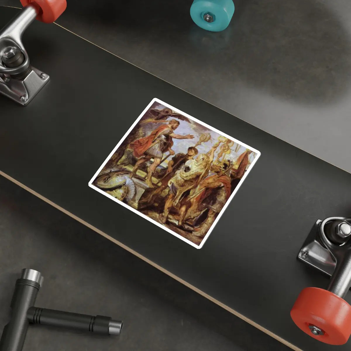 SKU:26789255482514053021 Sticker types:White Shape:Die-Cut Sizes:5" × 5"