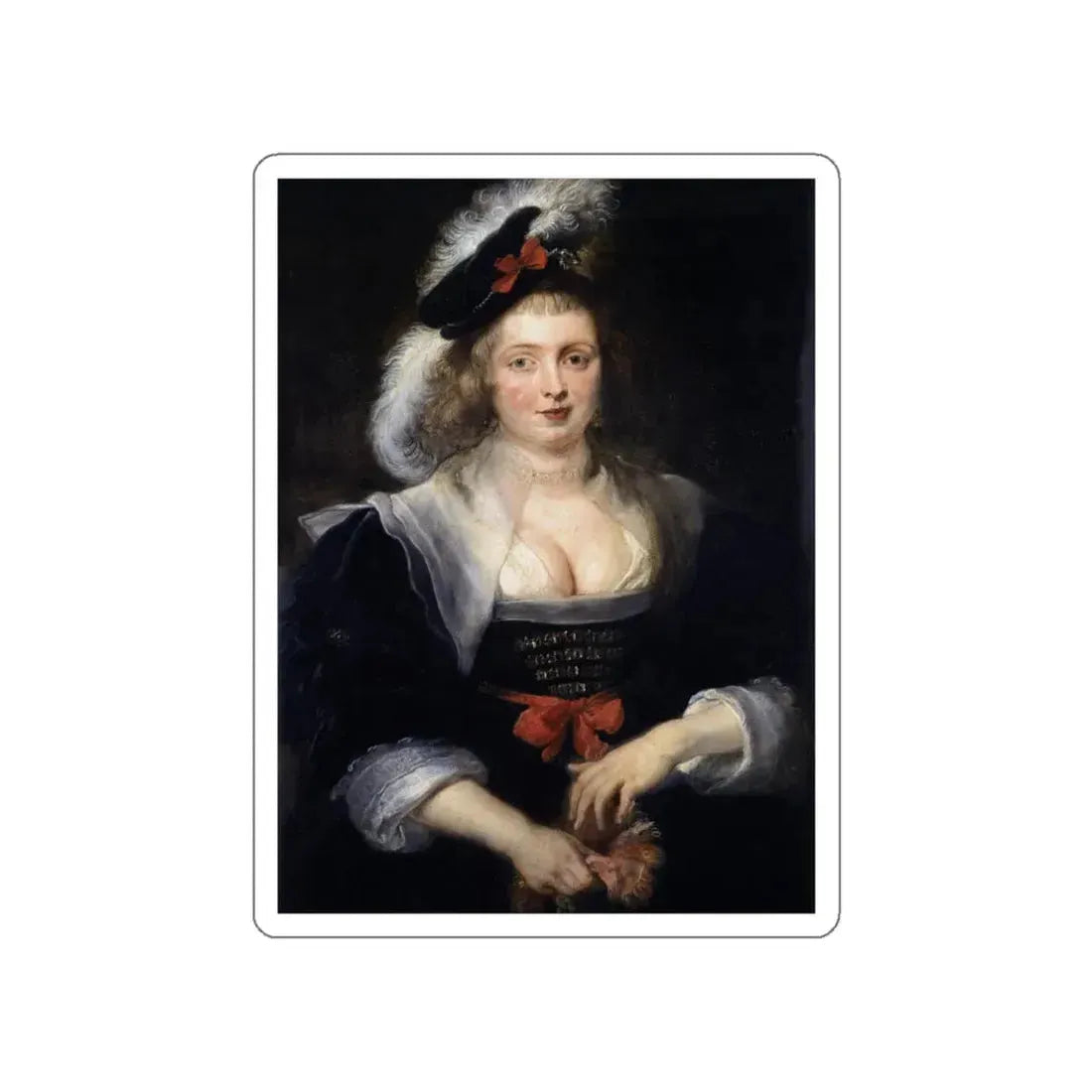 RUBENS, Peter Paul - Helena Fourment (Artwork) STICKER Vinyl Die-Cut Decal - The Sticker Space