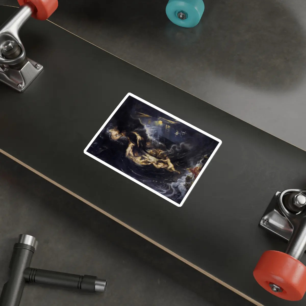 SKU:26966193263293355573 Sticker types:White Shape:Die-Cut Sizes:5" × 5"