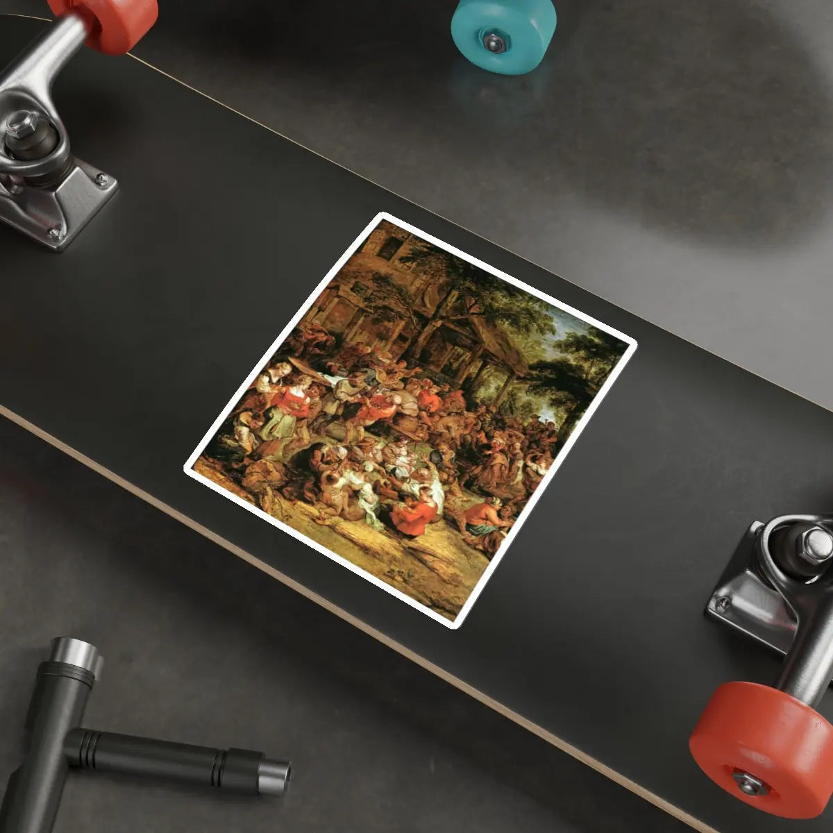 SKU:25658048272271908839 Sticker types:White Shape:Die-Cut Sizes:6" × 6"
