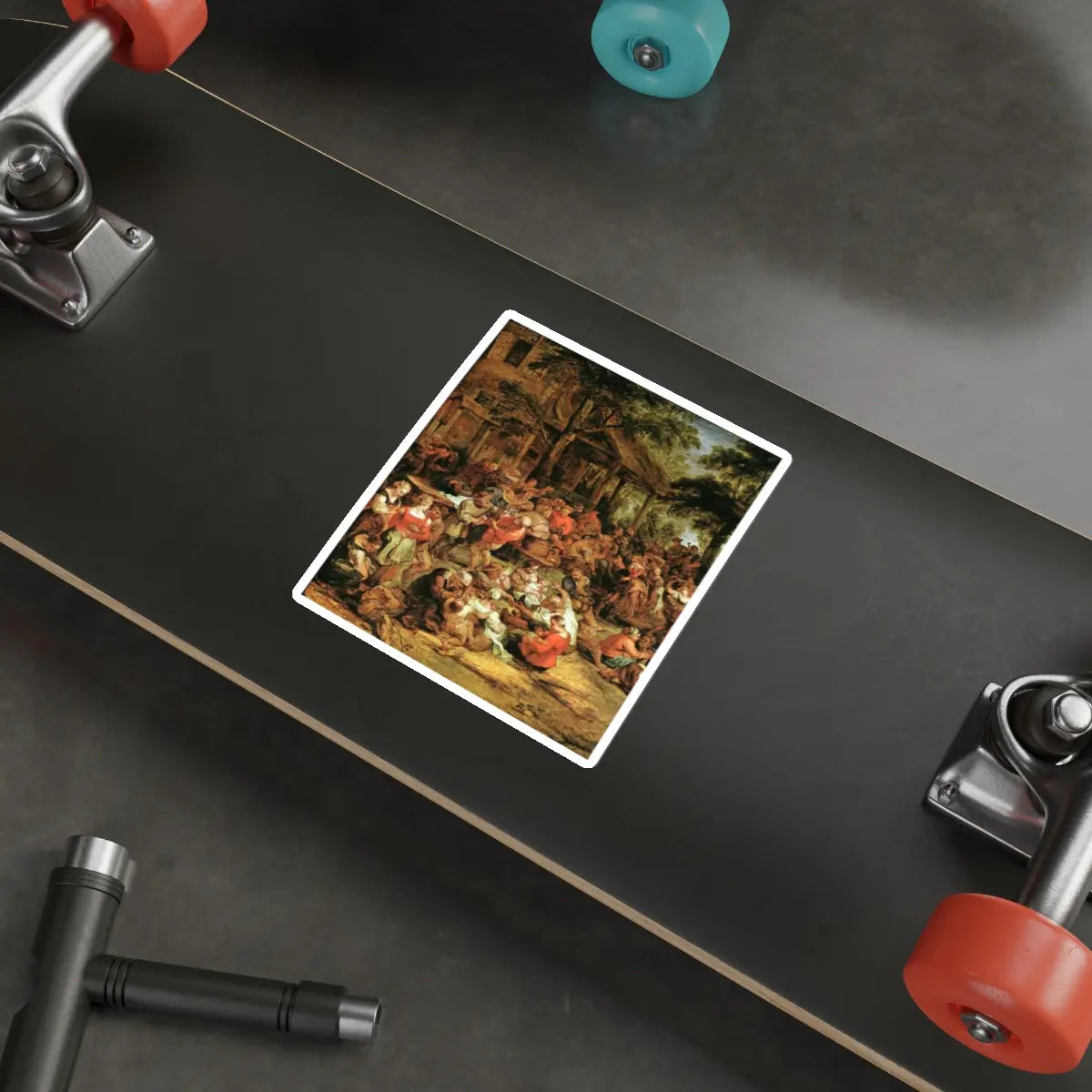 SKU:31920471677788461233 Sticker types:White Shape:Die-Cut Sizes:5" × 5"