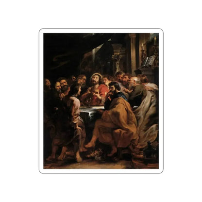 RUBENS, Peter Paul - Last Supper (Artwork) STICKER Vinyl Die-Cut Decal - The Sticker Space