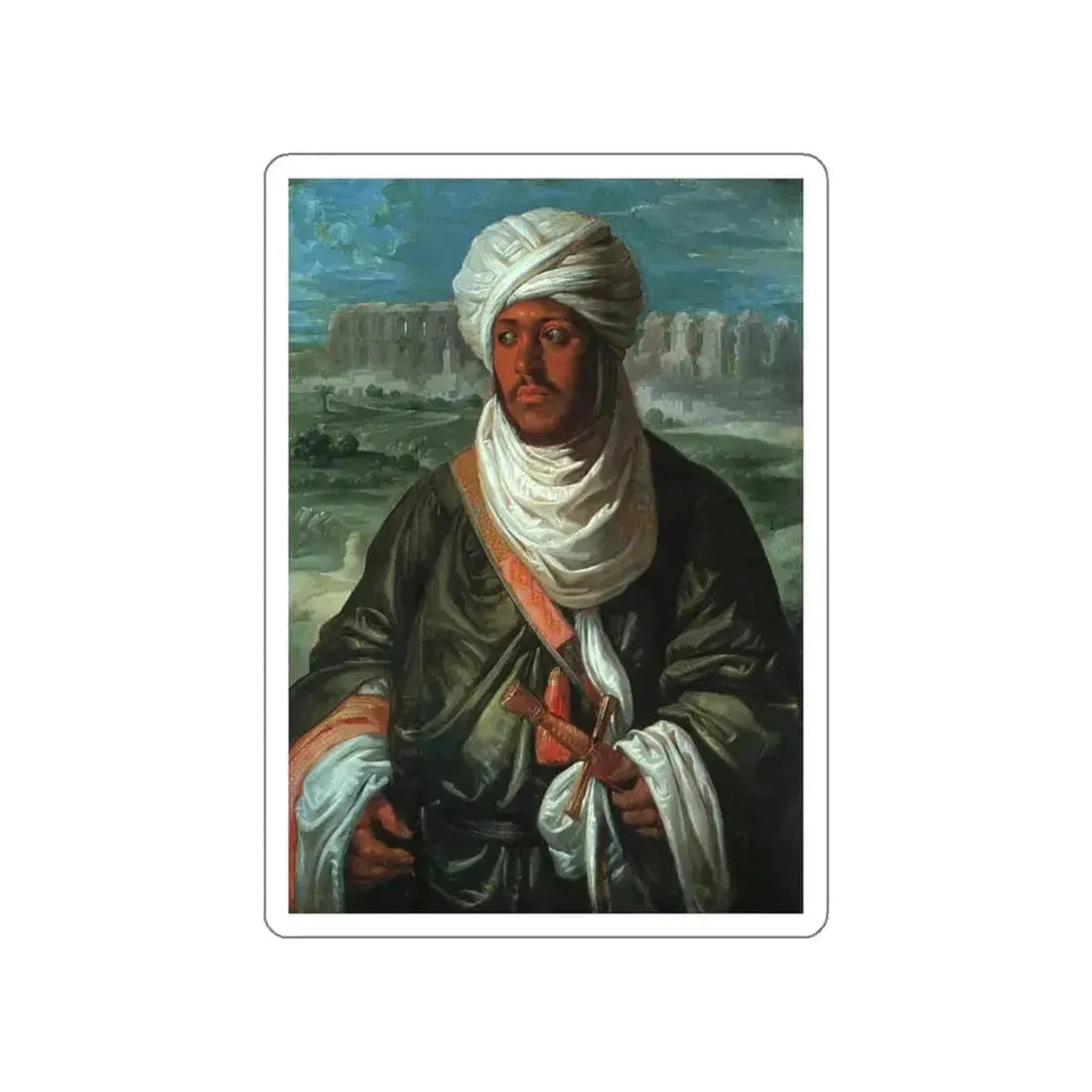 RUBENS, Peter Paul - Mulay Ahmad (Artwork) STICKER Vinyl Die-Cut Decal White Die-Cut 4 Inch - The Sticker Space