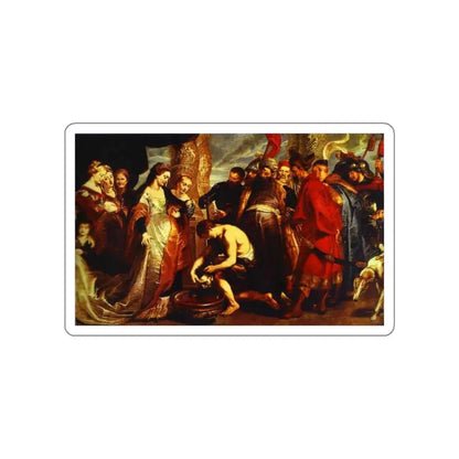 RUBENS, Peter Paul - Queen Tomyris before the Head of Cyrus (Artwork) STICKER Vinyl Die-Cut Decal - The Sticker Space