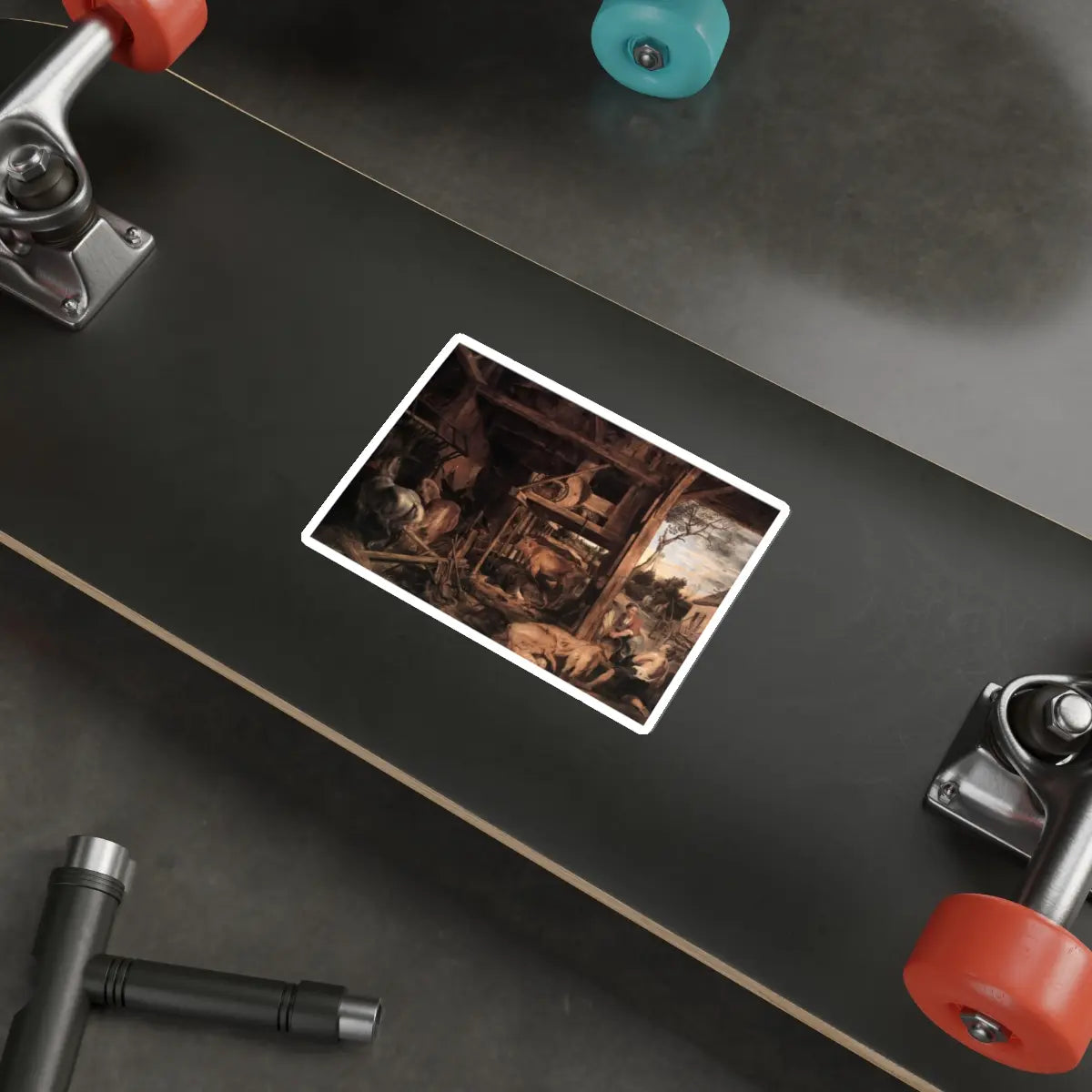 SKU:27638588438544451730 Sticker types:White Shape:Die-Cut Sizes:5" × 5"