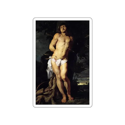 RUBENS, Peter Paul - St Sebastian (Artwork) STICKER Vinyl Die-Cut Decal White Die-Cut 4 Inch - The Sticker Space