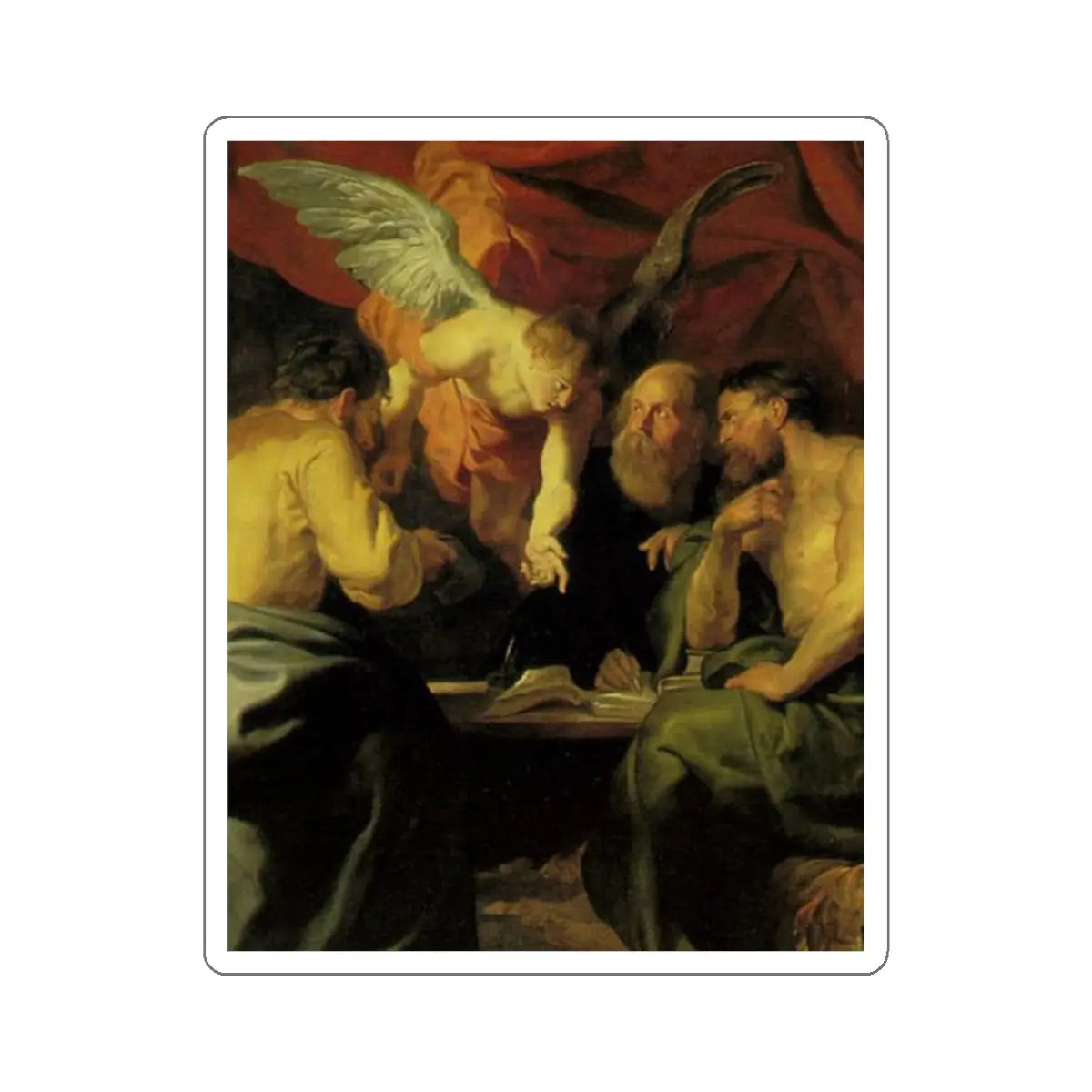 SKU:17866149147114966067 Sticker types:White Shape:Die-Cut Sizes:4" × 4"