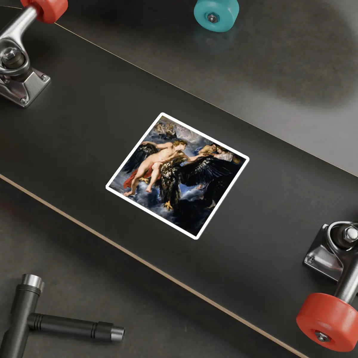 SKU:24722329468032545829 Sticker types:White Shape:Die-Cut Sizes:4" × 4"