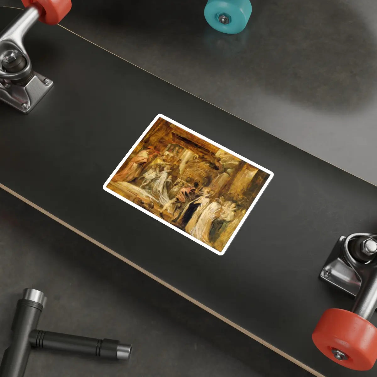 SKU:10691906735442449140 Sticker types:White Shape:Die-Cut Sizes:5" × 5"