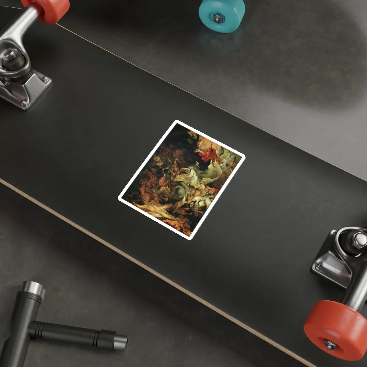 SKU:12219652234953763985 Sticker types:White Shape:Die-Cut Sizes:4" × 4"