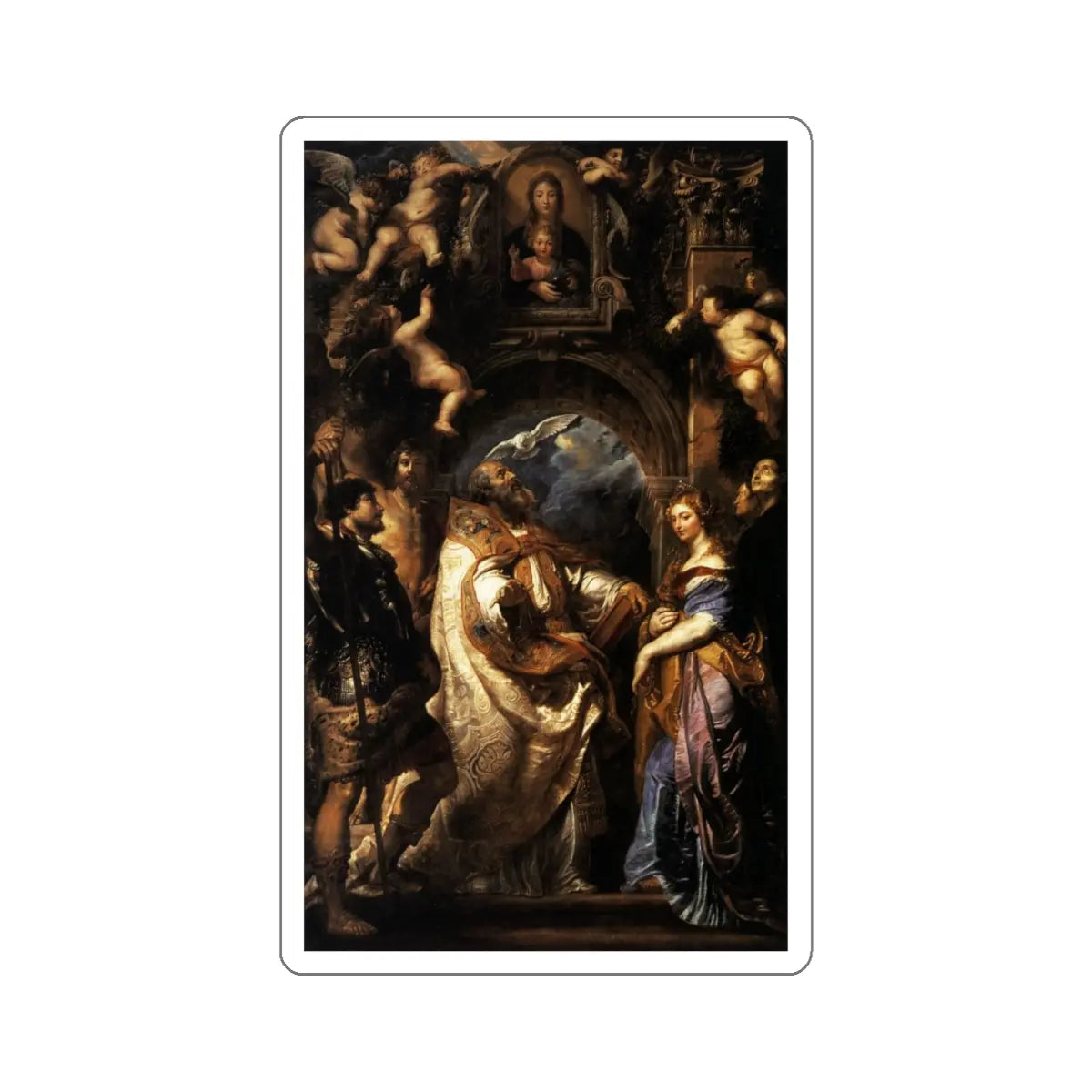 SKU:80709218257235775179 Sticker types:White Shape:Die-Cut Sizes:6" × 6"