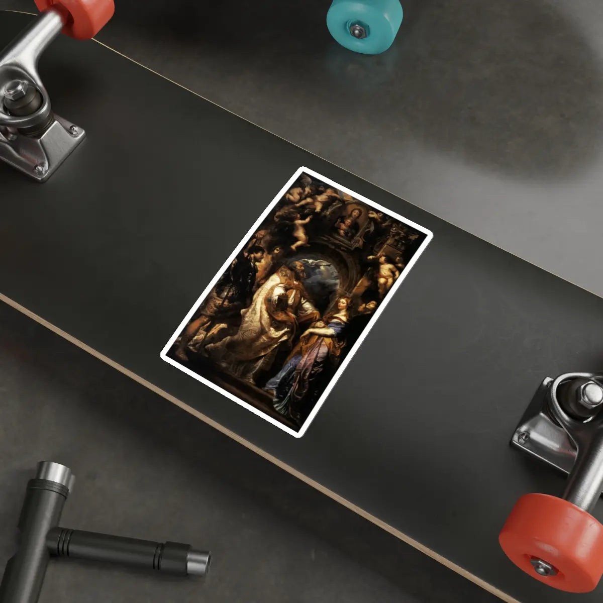 SKU:80709218257235775179 Sticker types:White Shape:Die-Cut Sizes:6" × 6"