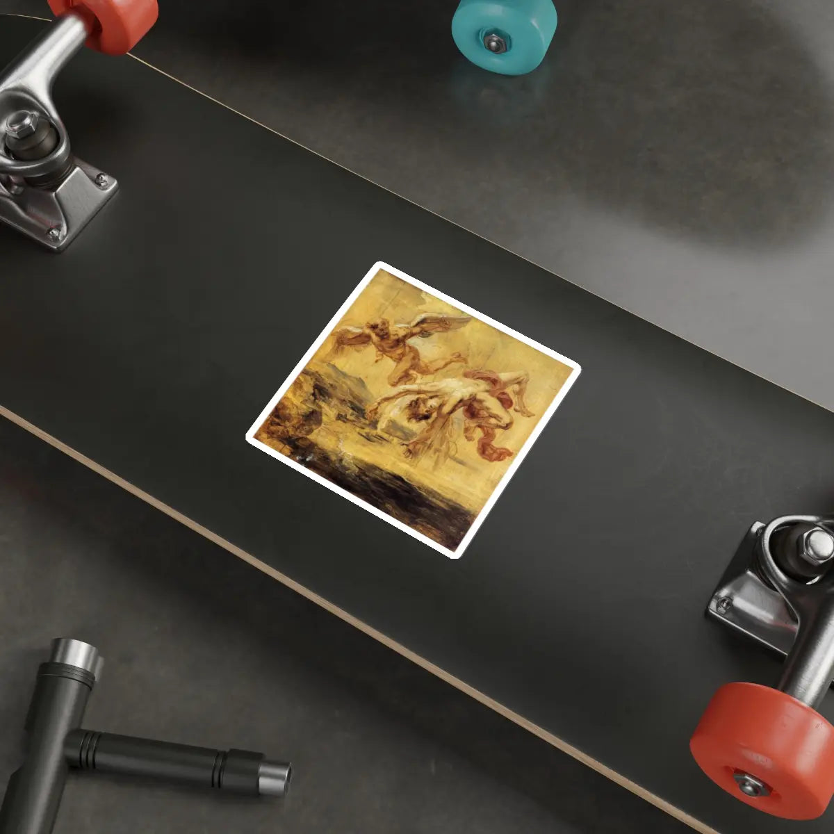 SKU:15507259284756523486 Sticker types:White Shape:Die-Cut Sizes:4" × 4"