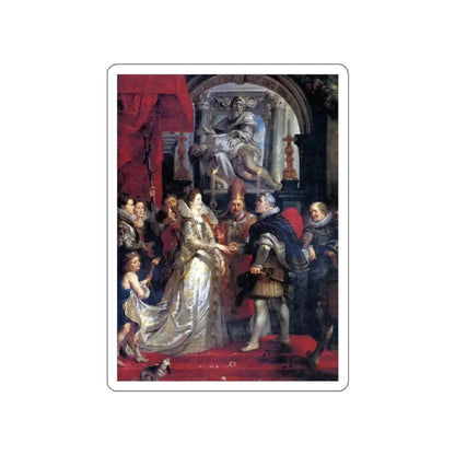 RUBENS, Peter Paul - The Marriage (Artwork) STICKER Vinyl Die-Cut Decal White Die-Cut 2 Inch - The Sticker Space