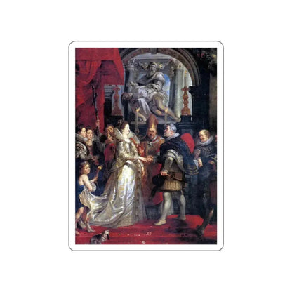 RUBENS, Peter Paul - The Marriage (Artwork) STICKER Vinyl Die-Cut Decal White Die-Cut 5 Inch - The Sticker Space