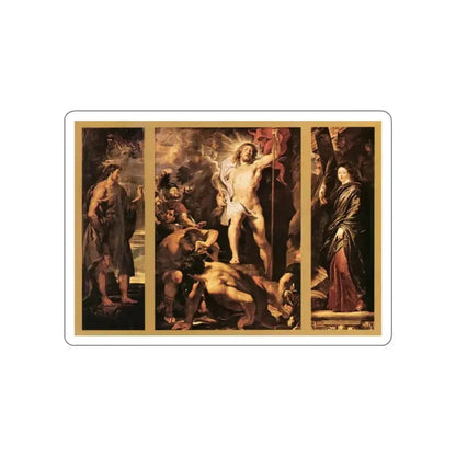 RUBENS, Peter Paul - The Resurrection of Christ (Artwork) STICKER Vinyl Die-Cut Decal White Die-Cut 2 Inch - The Sticker Space