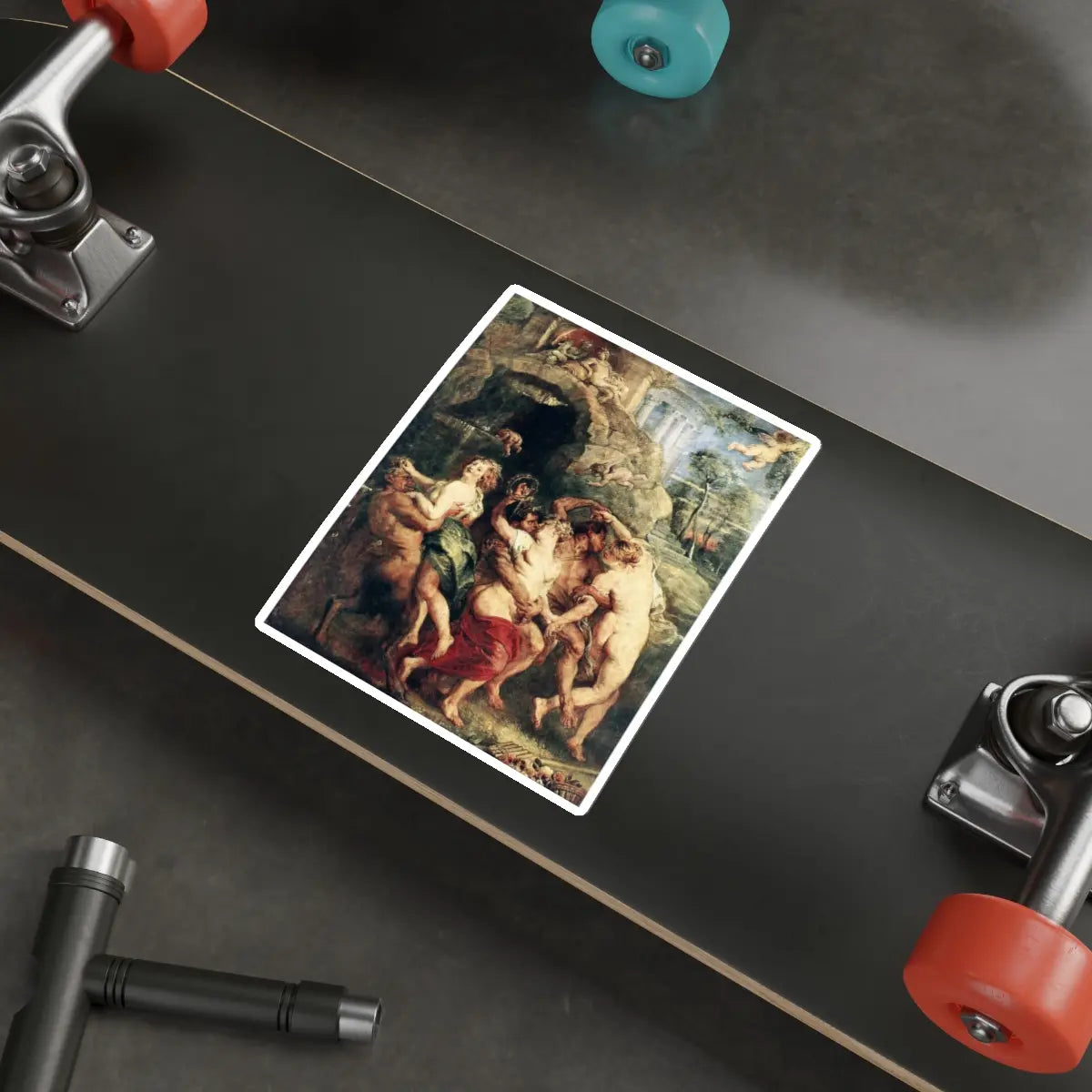 SKU:15819076771356727057 Sticker types:White Shape:Die-Cut Sizes:6" × 6"
