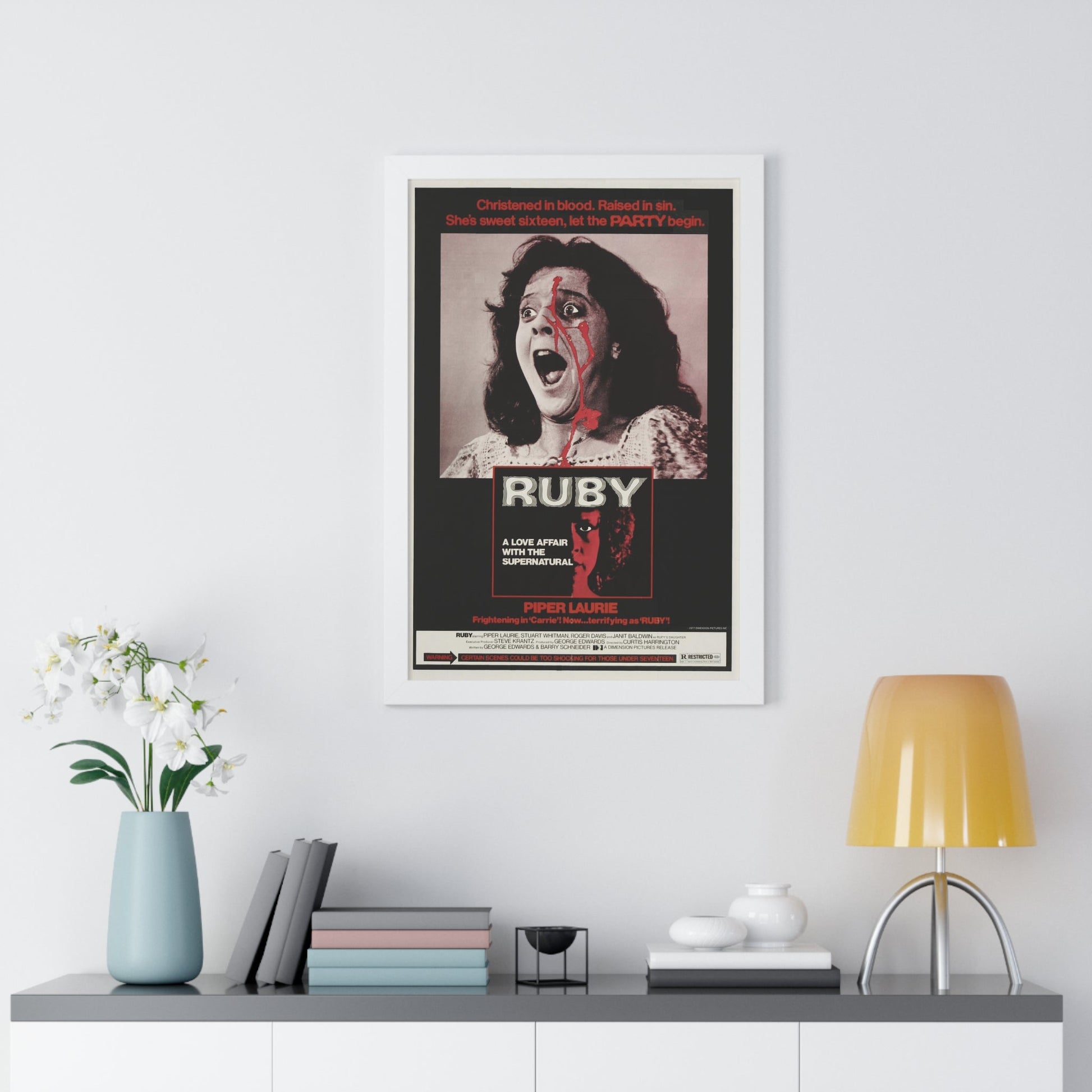 RUBY 1977 - Framed Movie Poster-The Sticker Space