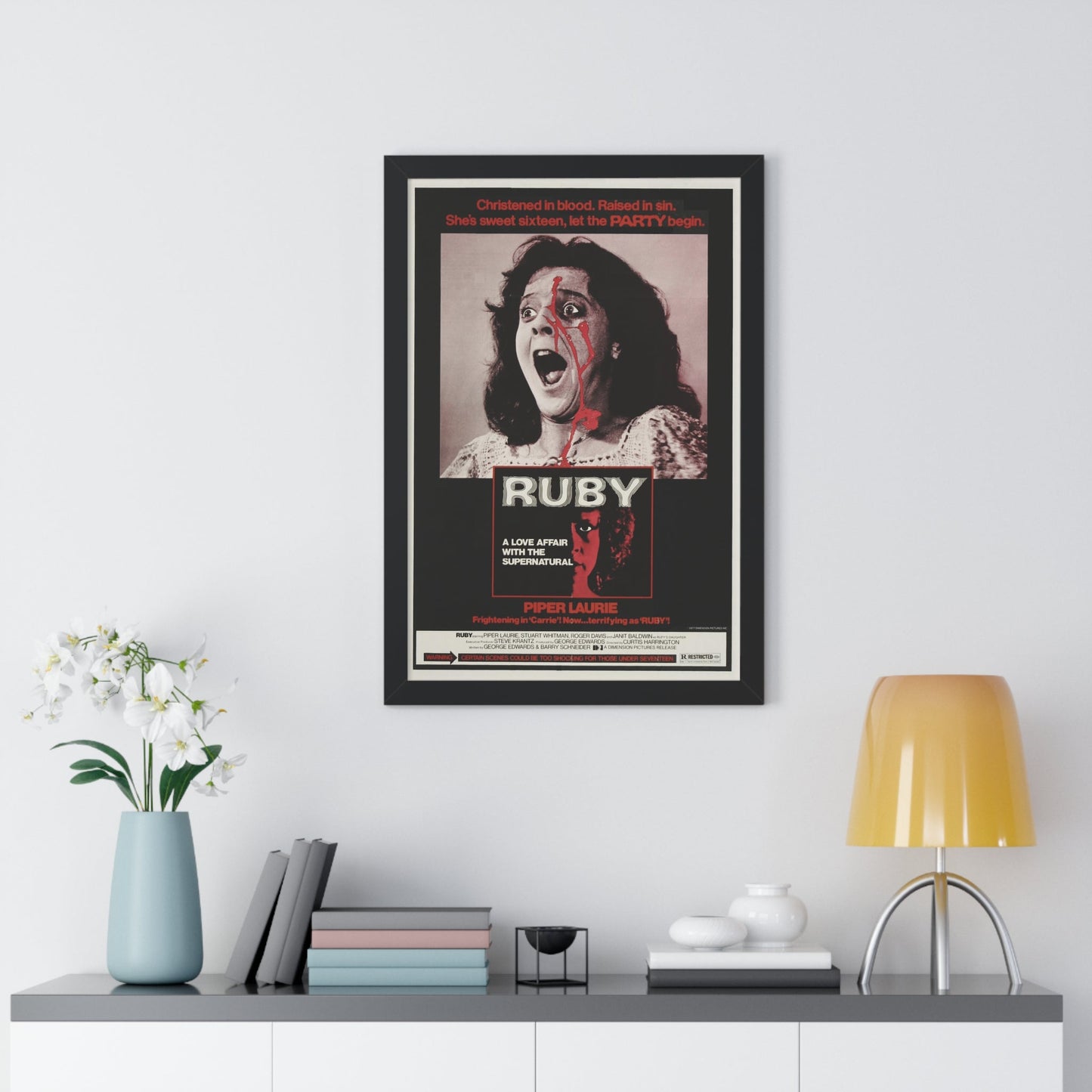 RUBY 1977 - Framed Movie Poster-The Sticker Space