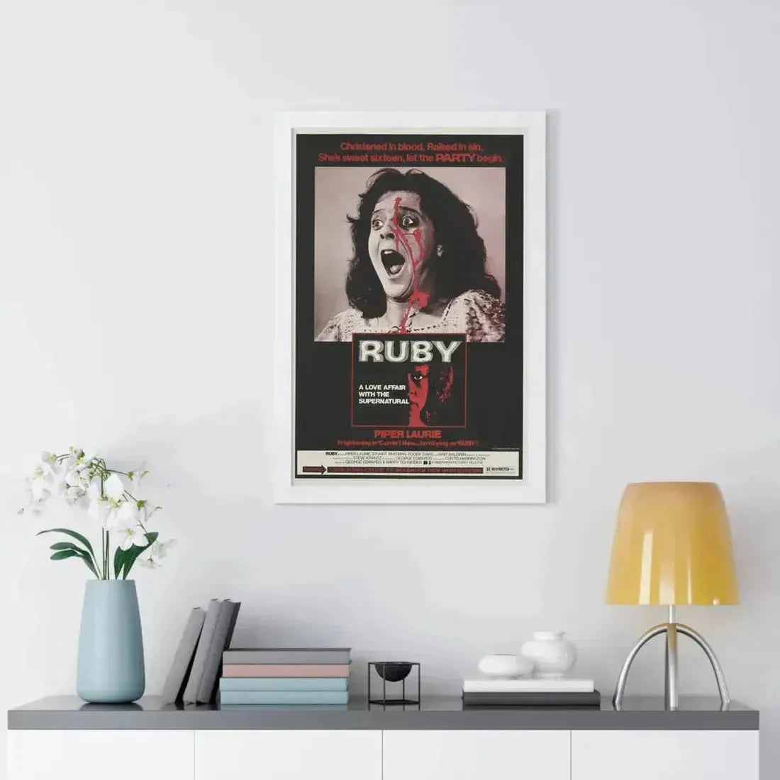 RUBY 1977 - Framed Movie Poster - The Sticker Space