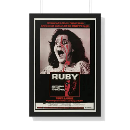 RUBY 1977 - Framed Movie Poster - The Sticker Space