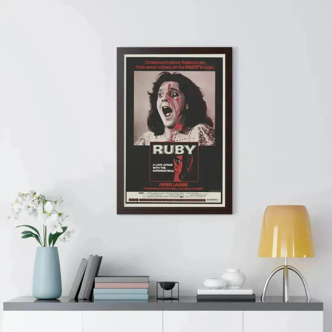 RUBY 1977 - Framed Movie Poster - The Sticker Space