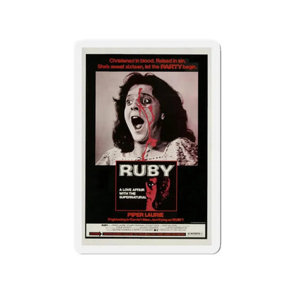RUBY 1977 Movie Poster - Refrigerator Magnet - The Sticker Space