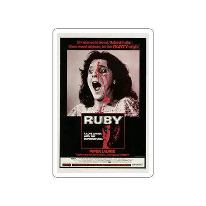 RUBY 1977 Movie Poster STICKER Vinyl Die-Cut Decal 6 Inch - The Sticker Space