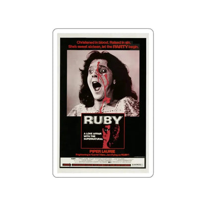 RUBY 1977 Movie Poster STICKER Vinyl Die-Cut Decal - The Sticker Space